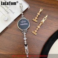 Four-leaf Clover pearl Watch Band for Samsung Galaxy Watch 8 Ultra 2 7 6 5 4 Huawei GT 5 4 3 Pro 46/41mm Women Strap 18/20/22mm