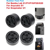Rubber Feet Pad For Bambu Lab X1 P1 P1S P2S X2D For Anycubic S1 For Snapmaker U1 Anti Vibration Anti-Slip Anti-Shock Dust-Proof