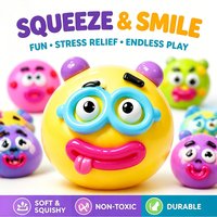 Kawaii Curiosities Animal Face Squishy Moldable Squeeze Toy Slow Rise Fidget Sensory Anti Stress Novelty Adult Gag Gift Decor