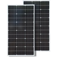 Boguang Glass Solar Panel starre Solarpanel Solar panel Set Glas Solar panel 200W W (2 stücke W starre Panel Solar) 18V Photovoltaik-Aufladung für Batterie balkonkraftwerk photovoltaikanlage