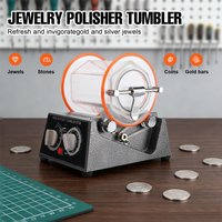 Rollpoliermaschine Schmuckpolierer Trommelpoliermaschine mit Einstellbarer Geschwindigkeit Schmuckoberflächenpolierer Finisher