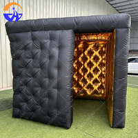 Portable Inflatable Photobooth Enclosure Backdrop Photo Booth Inflatable Cube Tent for Party Event