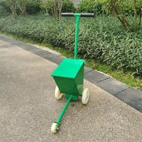 Sports Courts Marking Machine - Playground Parking Lot Line Drawer for Football Basketball Court Lime Powder Sprinkler Device