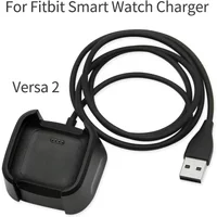 USB Charger For Fitbit Charge 2 Smart Bracelet USB Charging Cable For Fitbit Versa Band 2 Charger For Fitbit Versa Lite New