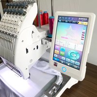 12 Needles Embroidery Machine Single Head Computerized Embroidery Machine For for Hats and Clothing Embroidery