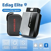KINGBOLEN Ediag Elite OBD2-Scanner, kompatibel mit Android- und iOS-Systemen, Auto-Vollsystemscanner mit 15 Reset-Funktionen, unterstützt CANFD-Protokolle, bidirektionales Scan-Tool, automatische