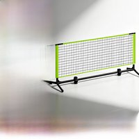 Portable Multi-Functional Pickleball Net Frame Practice Net Durable Detachable Design in Vibrant Dopaamine Green Color