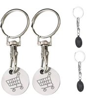 Metal Carabiner Hook Trolley Coin Pendant Keychain Purse Bag Pendant Keyrings Car Trinket Key Holder Accessories Gift