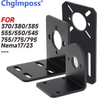 DC Motor Mount Bracket L Shaped Fixing Mounting Bracket Straight Plate Holder For 550/775/895/365 Stepper 28/35/42 Nema17/23