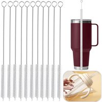 Straw Cleaner Brush for Stanley Cup Long Bottle Brush Stainless Steel Straw Cleaning Brush for Baby Bottle & Kettle Cleaning