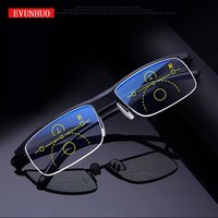 Intelligente multifokale Gleitsichtbrille für Damen und Herren, Nah- und Fernsicht, mit Blaulichtfilter und automatischer Anpassung.