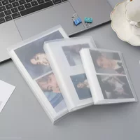 3/4/5/6 Inch Photo Album Insert Type Photo Movie Ticket Edu Small Card Storage Book Album Photo Photocard Holder
