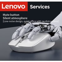 Lenovo Wireless Ergonomic Computer Mouse Noise-Reduction Silent Click High-Precision Wheel Lightweight Portable Design Mouse