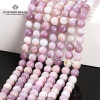 1A Natural Plum Flower Tourmaline Beads Round Loose Spacer Beads 6 8mm Pick Size For Jewelry Making Handmade Bracelet Accessory