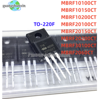 10pcs MBRF10100CT MBRF10150CT MBRF10200CT B10200G MBRF20100CT B20100G MBRF20150CT MBRF20200CT MBRF30100CT MBRF2060CT TO-220F