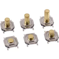 1000pcs/lot 4X4 Copper Head Tactile Tact Push Button Switch SMD 4-pin 4*4*1.5/1.6/1.7/2/5/6 MM Touch Micro Switch