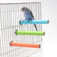 Tiger Lily Peacock Parrot Claw And Tooth Grinding Stick Bird Cage Accessories Matte Station Pole Bird Using Stand Stick