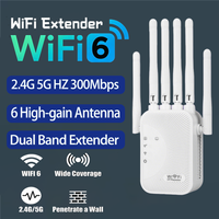 Dual Band Wifi Amplifier AC300 2.4G/5G Repeater Network Expander Range Extender Wireless Router Signal Booster