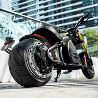 Mangosteen 72V EU Warehouse EEC COC Lithium Battery Electric Scooters 4000w Tire City Coco E-chopper