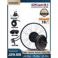 AliExpress NONE 48V 1500W Electric Bike Conversion Kit Rear Gearless Brushless Motor for 20-29 Inch 700C Mountain Bicycle E-bike