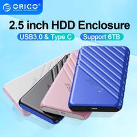 ORICO HDD Enclosure 2.5 SATA to USB 3.0 Adapter Hard Drive Case 5Gbps HDD SSD Hard Drive Enclosure Support UASP for PC Laptop