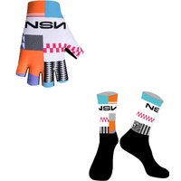 AliExpress NONE 2026 NSN Team One Pair Half Finger Cycling Gloves /ONE PAIR CYCLING SOCKS