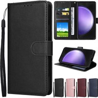 Wallet Magnetic Flip With Card Slot Kickstand Leather Case For Samsung Galaxy S25 Ultra S24 Plus S23 S22 S21 S20 FE S10 S9 S8