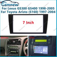 7 inch 2DIN Car Fascia Radio Panel For Lexus GS300 GS400 1998-2005 Toyota Aristo (S160) 1997+ Frame Kit Install Facia Face Plate