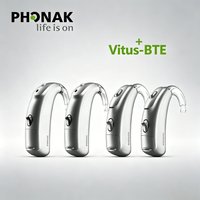 120dB Original Phonak Vitus+BTE-UP/P Hearing Aid, Computer Programmable, Automatic Noise Reduction with Auto Scene Adjustment