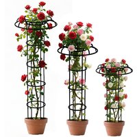 Garden Trellis For Climbing Plants Umbrella Tower Trellis Vine Plant Support Trellis DIY Climbing Trellis Flower Pots Supports