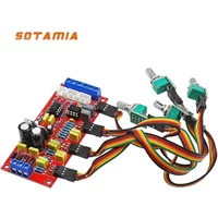 SOTAMIA NE5532 Preamp Tone Board Höhen Mitteltöner Bass Vorverstärker Lautstärkeregler für Hifi Audio Power Verstärker Heimkino
