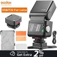 Godox iFlash iT32 Flashlight With Glass Film X5 TTL Wireless Magnetic Flash Trigger HSS Rotating Head Speedlite For C/N/S/F/O/L