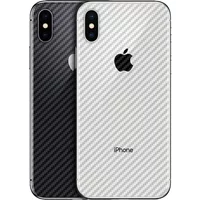 10Pcs Transparent Back Film For iPhone 17 16 15 14 13 12 11 Pro Max Protective Film For iPhone XS MAX XR Carbon Fiber