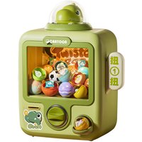 Electronic Dinosaur Arcade Claw Machine Game, Mini Vending Claw Machine for Kids, Prize Dispenser Game Toys for Girls Boys Gift