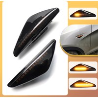 For BMW E70 X5 F25 X3 E71 X6 2008-2014 Dynamic Flowing Streamer Star Strip LED Lights Turn Signal Side Marker Lamp Blinkers Bulb
