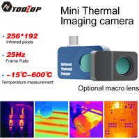 TOOLTOP T7 256*192 Kamera termowizyjna -15 ℃ -600 ℃ Śledzenie temperatury Zdjęcia i filmy Kamera termowizyjna Inspekcja elektryczna HVAC