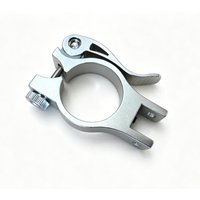 Bicycle Quick Removal Tube Clamp 40MM Bike Seat Post Clamp Folding Bike Seat Rod Clamp Tube Bundle with Shelf Mounting Hole