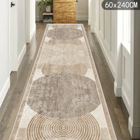 VIKAMA Minimalist Line Carpet, Durable And Slip-Resistant Corridor And Kitchen Mats, Bedroom Bedside Rugs For Home Decoration