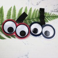Cute Eyes Luggage Tags Funny Suitcase Baggage Tags with Name Identification Labels Travel Accessories Transparent Waterproof