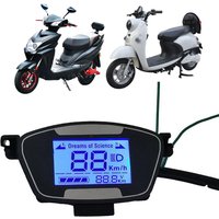 Speedometer Ebike Display Electric Bicycle Electric Bike Scooter 6 Pin Positive Electrode With Screen Cover E-bike Scooter Parts
