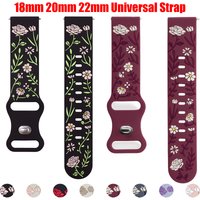 18/20/22mm Engrave Strap for Huawei Watch 5/4 GT6/5/4/3 Pro 46mm 41mm Silicone Wristband for Garmin Venu 4/3S/Forerunner 970 965