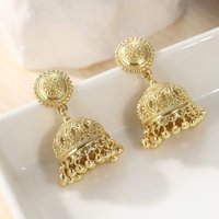 Huitan Unique Bell Design Drop Earrings Opulent Graceful Party Jewelry Women Trendy Graceful Aesthetic Engagement Accessories
