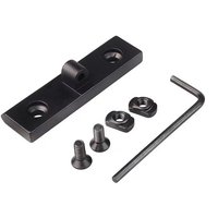 AR15 M-LOK Adapter - Low Profile Picatinny Rail Mount for Harris Bipods, Adjustable Aluminum Alloy Tactical Rifle Acce