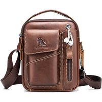 Men's Small Cowhide Single-shoulder Bag genuine leather fashion MINI Crossbody sporty bag durable handbag For men Commuting