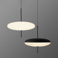 Nowoczesne latający spodek lampy wiszące doprowadziły do minimalistycznego czarnego białego lampy wiszące restauracji do nauki salony lampa domowa w barze w sypialni