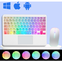 Backlit Keyboard With Touchpad Type For Wireless Multilingual And Multiple Colors Portable For Tablet iPad Pro Mini Air Phone