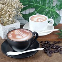 Simulated Food Coffee Model Cup Props, Cappuccino Display, Shop Soft Dress, Drinks Latte Art Decoration