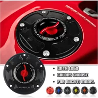 CNC Racing Quick Release Motorcycle Tank Fuel Caps Gas Cover for DUCATI PANIGALE V4 SFV4 V2 STREETFIGHTER 1199 1299 959 899 848