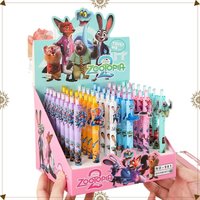 Disney Zootopia Gary Gel Pen Anime Nick Jude 0.5MM Black Ink Ballpoint Pen Student Writinng Pen School Stationery Supplies Gifts