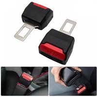 2 PCS Car Seat Belt Clip Extender Safety Seatbelt Lock Buckle Plug Thick Insert Socket Extender Safety Buckle